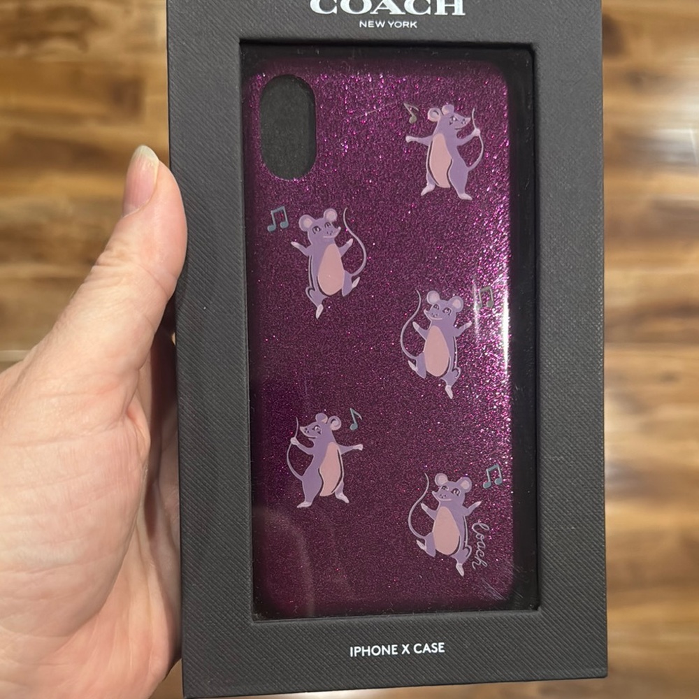 Coach I phone X -XS case NIB
